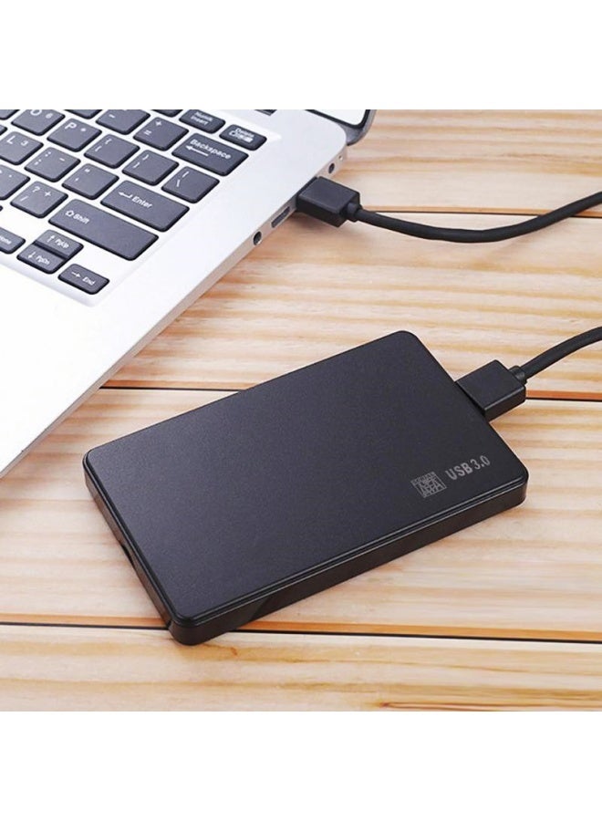 علبة قرص صلب خارجي USB 3.0  بوصة2.5مقاس  SATA لـ HDD/SSD، حافظة أقراص صلبة للكمبيوتر المحمول/المكتبي، نسخ احتياطي للبيانات وتخزين محمول - تركيب بدون أدوات، تصميم مقاوم للصدمات - Image 3