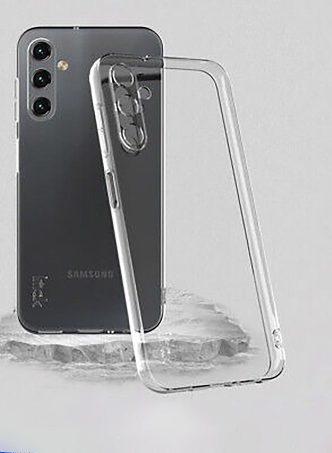 حافظة لهاتف سامسونج جالاكسي A25 حافظة شفافة، غطاء خلفي مضاد للأصفر لهاتف سامسونج جالاكسي A25 5G (شفاف)