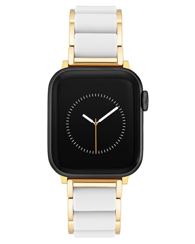 Anne Klein Silicone Fashion Bracelet for Apple Watch Secure Adjustable Apple Watch Replacement Band Fits Most Wrists - Image 1