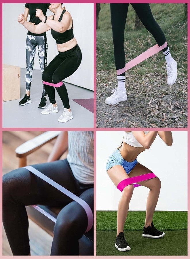 JAY EMPIRE Fabric Resistance Band - Loop Hip Band for Women & Men for Hip, Legs, Stretching, Toning Workout. Mini Loop Booty Bands for Glutes, Squats Exercise Usable in-Home & Gym. (Set of 5) - Image 5