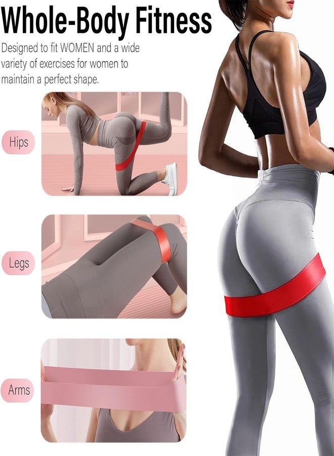 JAY EMPIRE Fabric Resistance Band - Loop Hip Band for Women & Men for Hip, Legs, Stretching, Toning Workout. Mini Loop Booty Bands for Glutes, Squats Exercise Usable in-Home & Gym. (Set of 5) - Image 4