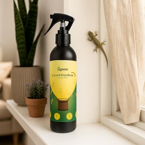 UGAOO Lizard Repellent Spray - 200 ML | 100% Herbal Lizard Repellent for Home| Baby-Safe, Pet-Friendly | Eco-Friendly, Non-Toxic - Image 1