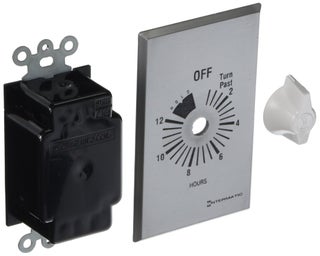 Intermatic FF12HHC 12-Hour Spring Loaded Wall Timer with Hold - Versatile SPST Control - Energy-Saving Universal Compatibility, Brushed Metal Finish - pzsku/Z109F06D3E3821CF5057FZ/45/1749373148/ec9dbc66-79c7-485a-98da-6a5a4f5fd1e0