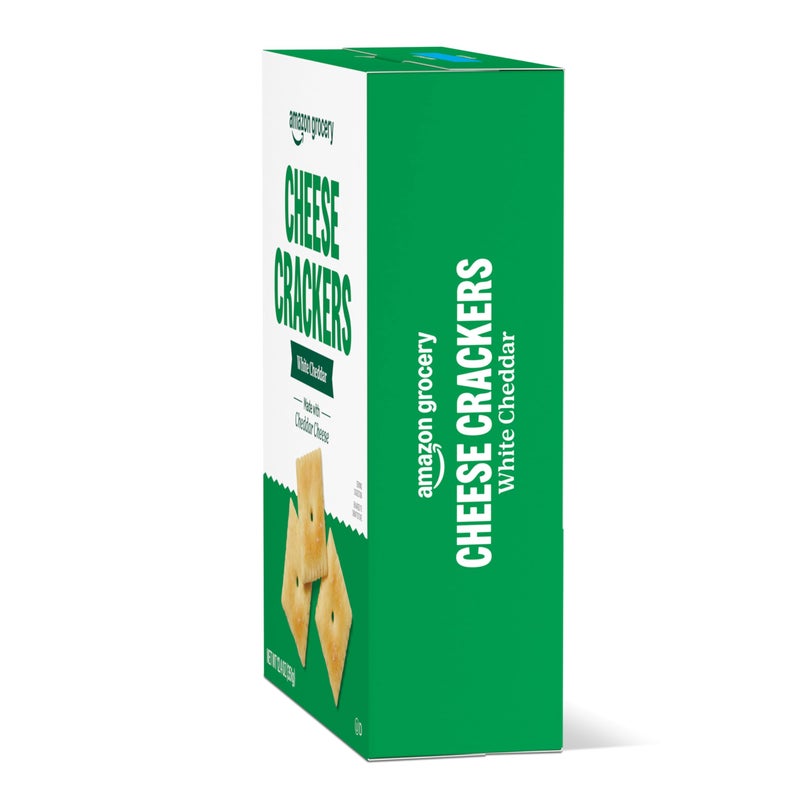 Amazon Brand - Happy Belly White Cheddar Cheese Cracker, 12.4 ounce (Pack of 1) - Image 4