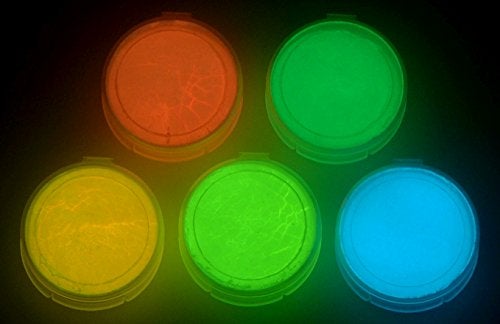 Art 'N Glow Fluorescent 5 Color Pack Glow in The Dark Pigment Powder - 12g Each, 60g Total… - Image 5