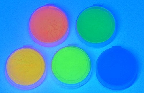 Art 'N Glow Fluorescent 5 Color Pack Glow in The Dark Pigment Powder - 12g Each, 60g Total… - Image 3
