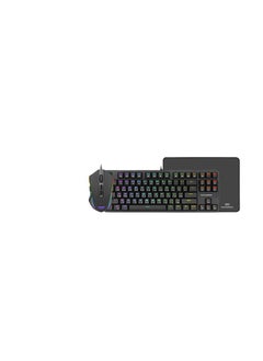 INFINIARC Redragon S116 Mechanical Gaming Keyboard K552 Arabic And English, Gaming Mouse XL, and Mouse Pad Combo INFINIARC EDITION 