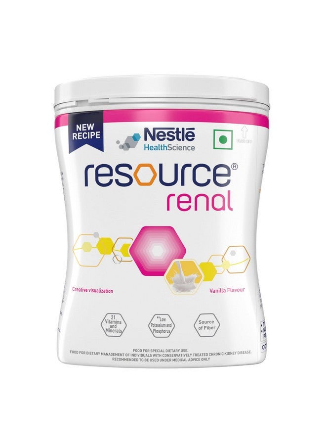 ReSource Nestle Health Science, Resource, Renal,Food For Dietary Management, Vanilla Flavour- 400g, Pet Jar  - Image 1