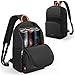 Rexmica Playmat Tube Backpack for 6pcs Playmats W14 x L24 Game Mat Tube Organizer Bag with Shoulder Strap Fit for MTG TCG Mat Portable Playmat Container with 2 Front Pockets for Card or Dice - Image 2