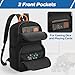 Rexmica Playmat Tube Backpack for 6pcs Playmats W14 x L24 Game Mat Tube Organizer Bag with Shoulder Strap Fit for MTG TCG Mat Portable Playmat Container with 2 Front Pockets for Card or Dice - Image 4