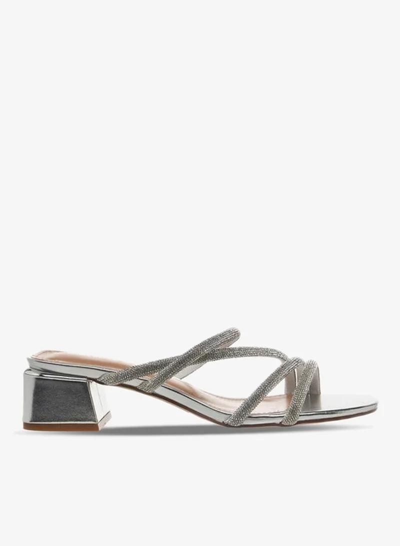 Women Embellished Strap Block Heel Sandals Ramadan Collections