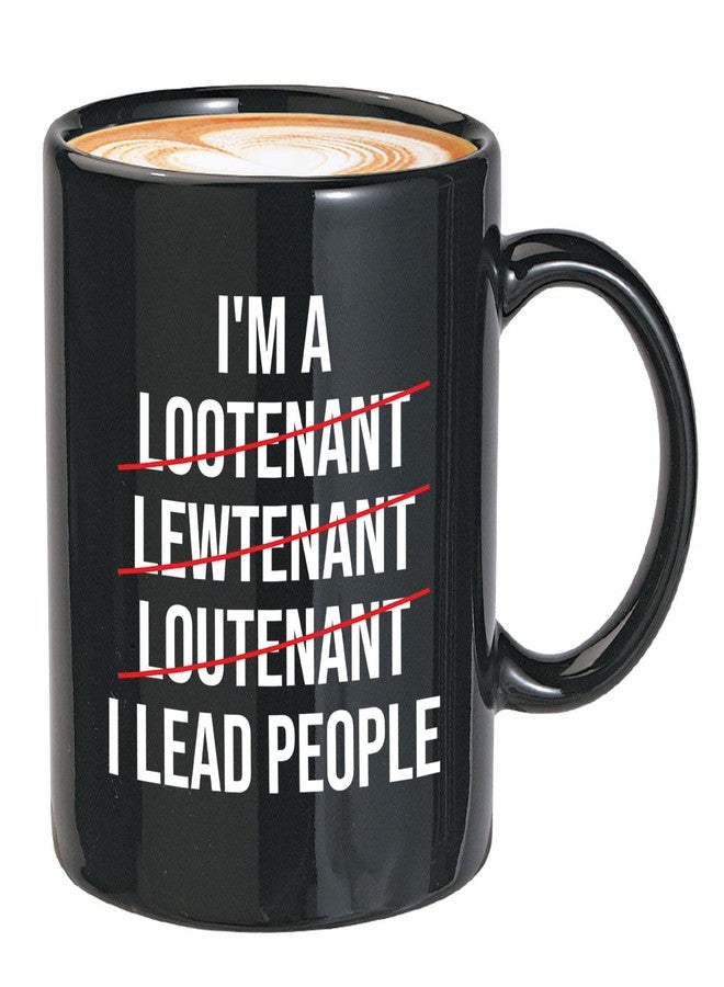 Bubble Hugs Lieutenant Promotion 11oz Ceramic Coffee Mug, Funny Humor Job Career Appreciation Gift Sarcasm Inspirational - Image 1