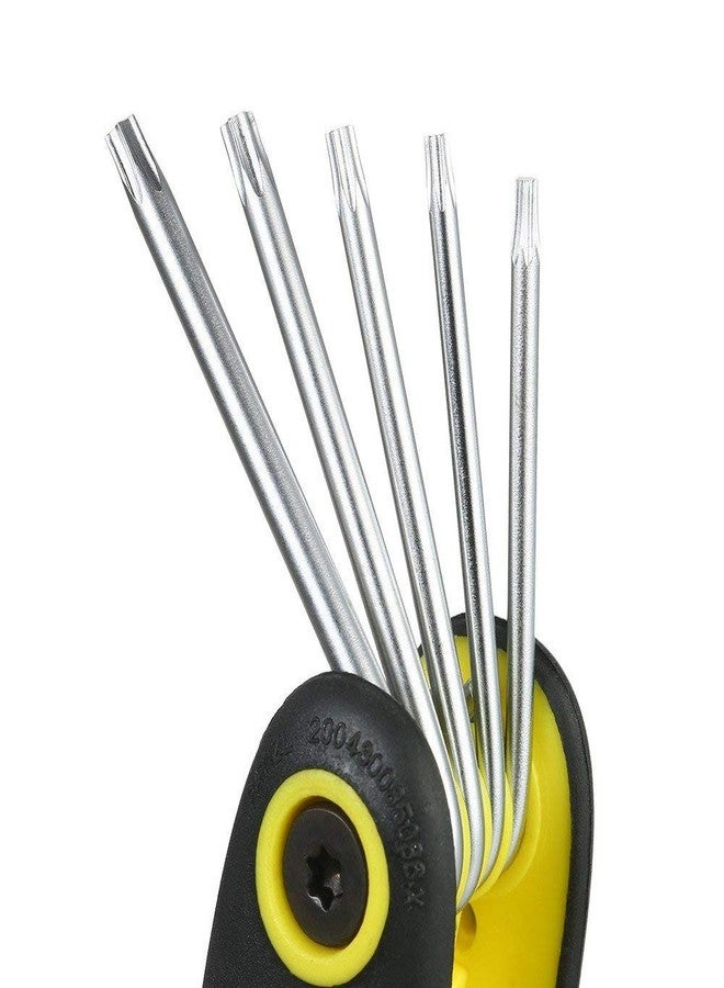 WROPZO TM 8-Piece Folding Star Key Wrench Set Screwdrivers Kit T-9 To T-40 - Image 3