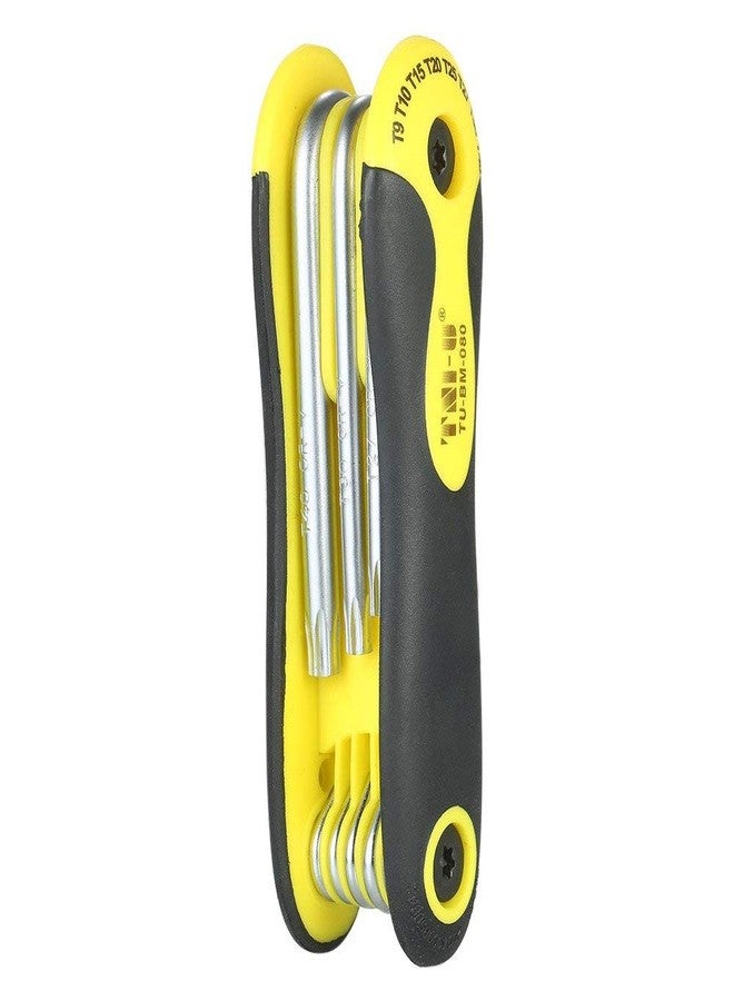 WROPZO TM 8-Piece Folding Star Key Wrench Set Screwdrivers Kit T-9 To T-40 - Image 2