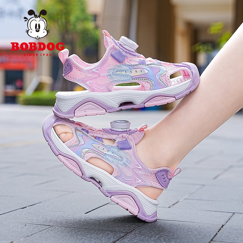 Babu Bean Boys Sandals Style Baotou Anti-Kick Children'S Beach Shoes Girls Big Kids Fashion Cool Shoes - Image 5