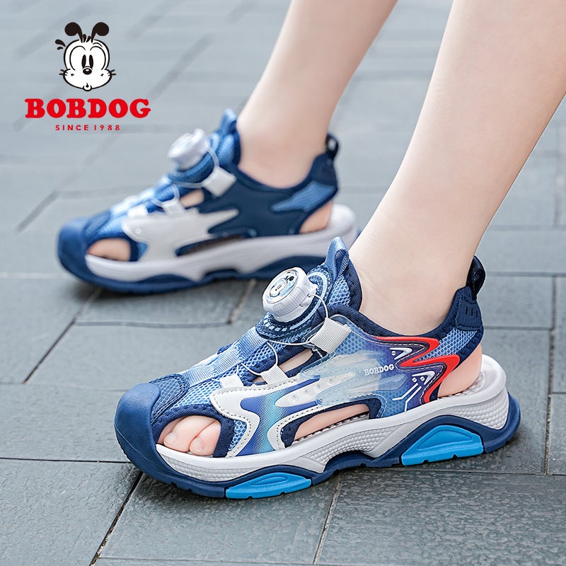 Babu Bean Boys Sandals Style Baotou Anti-Kick Children'S Beach Shoes Girls Big Kids Fashion Cool Shoes - Image 2