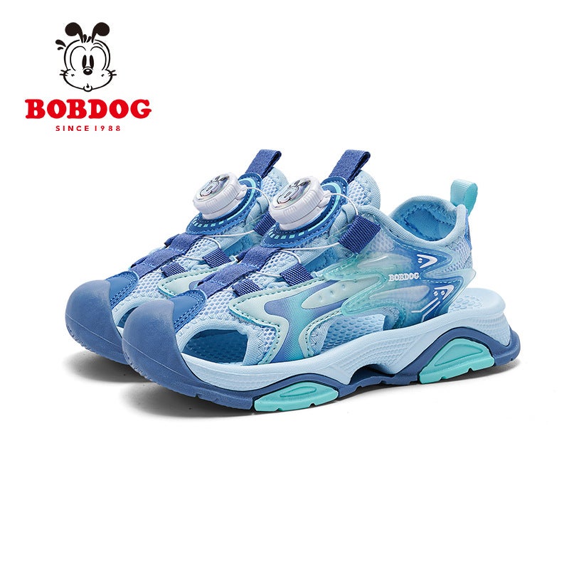 Babu Bean Boys Sandals Style Baotou Anti-Kick Children'S Beach Shoes Girls Big Kids Fashion Cool Shoes - Image 1