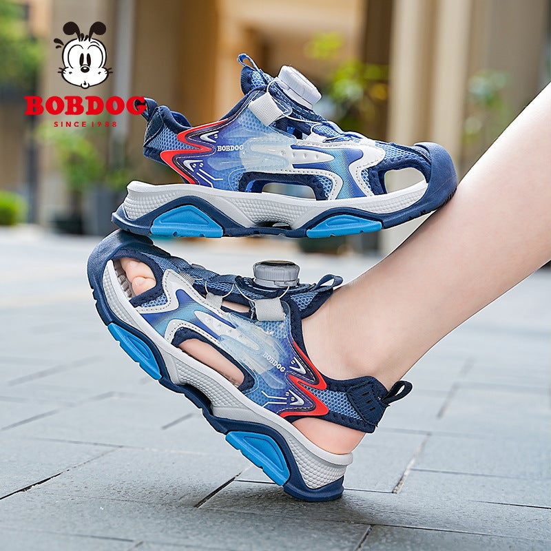 Babu Bean Boys Sandals Style Baotou Anti-Kick Children'S Beach Shoes Girls Big Kids Fashion Cool Shoes - Image 3