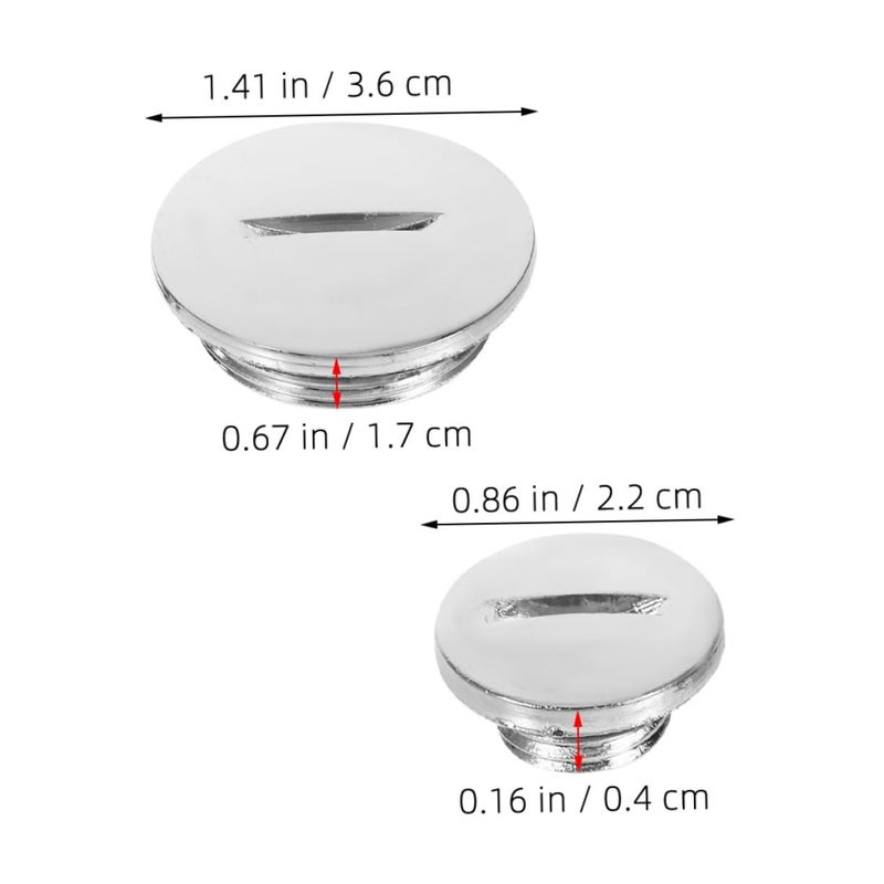 Engine Engine Cover Cap Replacement Left Side Round Decorative View Hole - Image 3