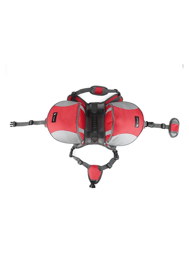 OUTAD Tailup Outward Hiking And Traveling Backpack Red/Grey Lyard - Image 1