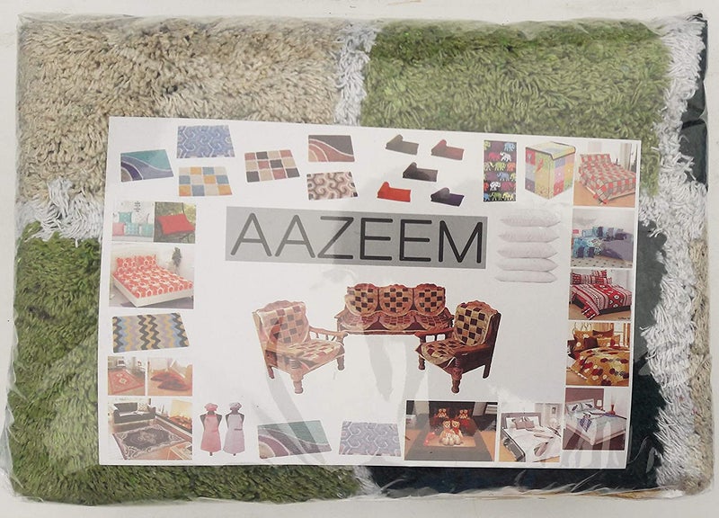 AAZEEM Abstract Cotton Door Mat - 16"x24",Multicolour,Rectangular - Image 5