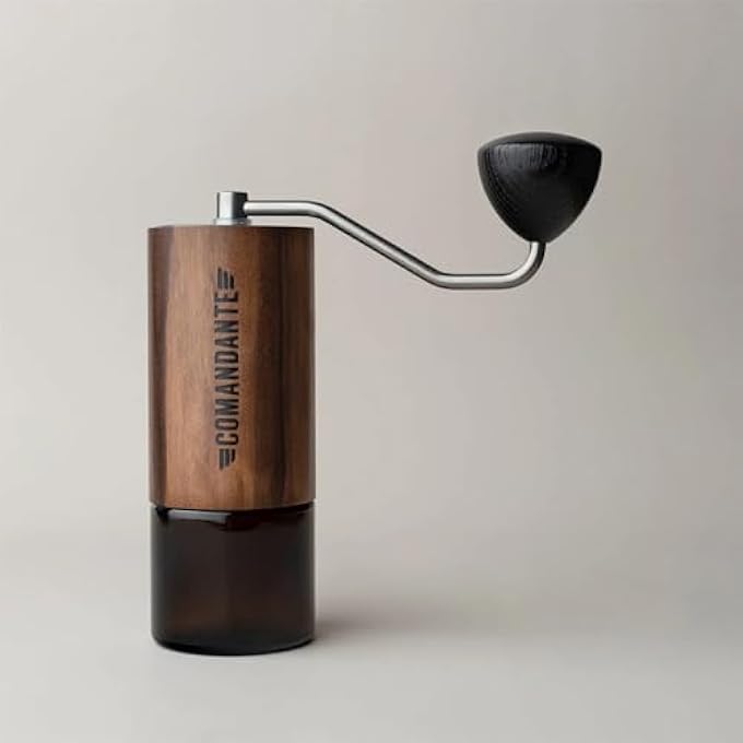 COMANDANTE Mk40 Manual Coffee Grinder  HighPrecision Nitro Blade Stainless Steel Burrs Portable Design  Ideal For Espresso Pour Over And French Press Capacity 40 Grams Color Liquid Amber - Image 2