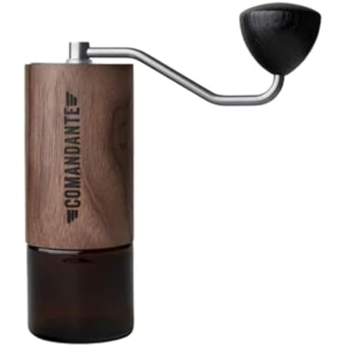 COMANDANTE Mk40 Manual Coffee Grinder  HighPrecision Nitro Blade Stainless Steel Burrs Portable Design  Ideal For Espresso Pour Over And French Press Capacity 40 Grams Color Liquid Amber - Image 4