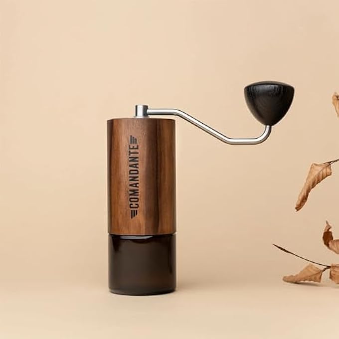 COMANDANTE Mk40 Manual Coffee Grinder  HighPrecision Nitro Blade Stainless Steel Burrs Portable Design  Ideal For Espresso Pour Over And French Press Capacity 40 Grams Color Liquid Amber - Image 3