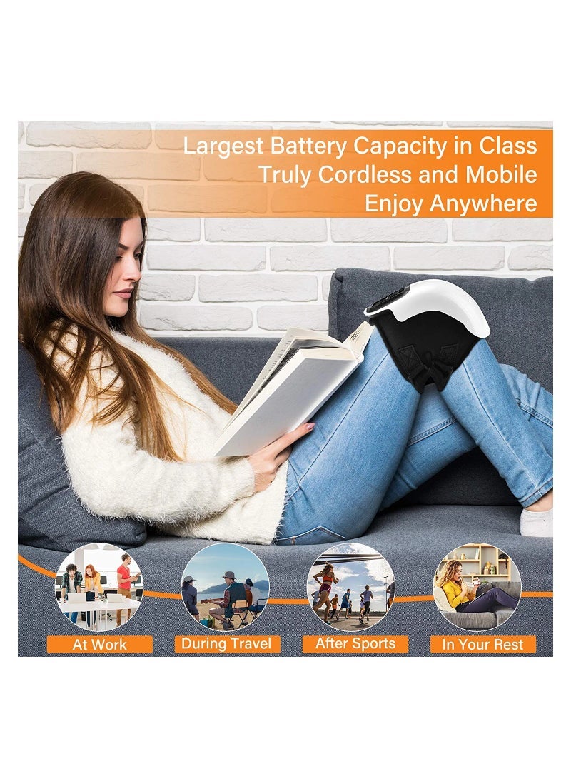 general Wireless Knee Massager, Infrared Heat and Vibration Knee Pain Relief for Swelling Stiff Joints, Stretched Ligament and Muscles Injuries - Image 4