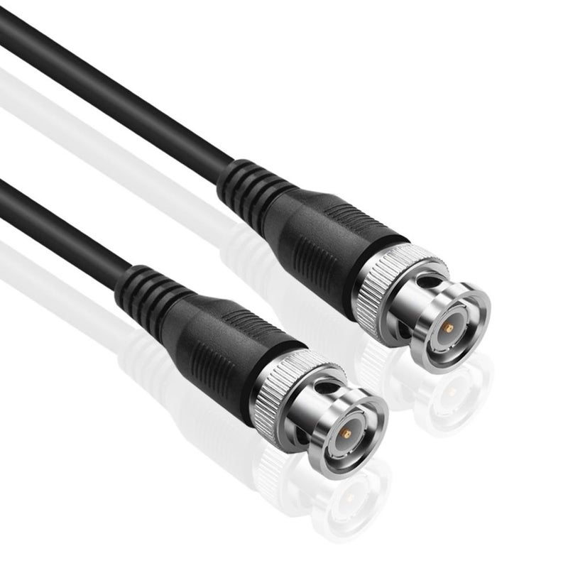 TNP Products TNP SDI Cable Connectors RG6 Coaxial Cable Male to Male - Heavy Shielding, BNC to BNC Cord Connectors, HD SDI BNC Cable, Long Cable Cord, 75 Ohm Cable, 6FT - Image 1