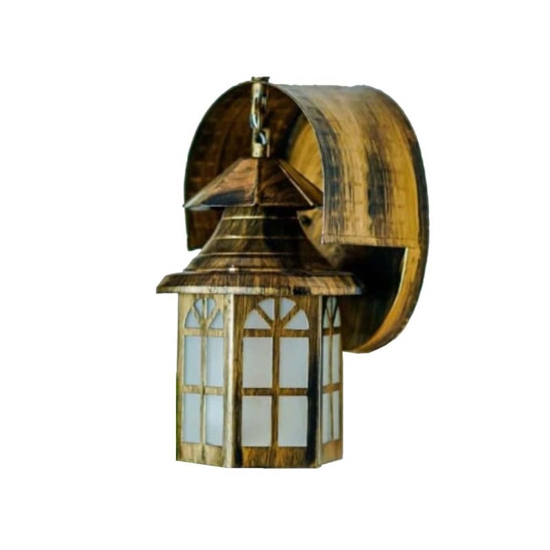 SINOMAN Golden Antique Design Metal Wall Light Sconce Lamp for Dining BedroomLiving RoomRestaurantsCoffee Shop Balcony Home Office Decor Without Bulb - Image 5