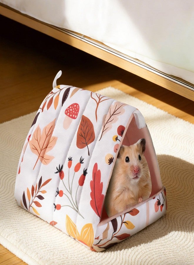 INKNOTE 2 Pcs Guinea Pig Hideout Guinea Pig Tunnel Bed Washable Small cage Accessories for Little Bunny Hamsters Hedgehog Ferret Chinchilla and Other Small Animals,2 Styles, 7.9 Inches - Image 5