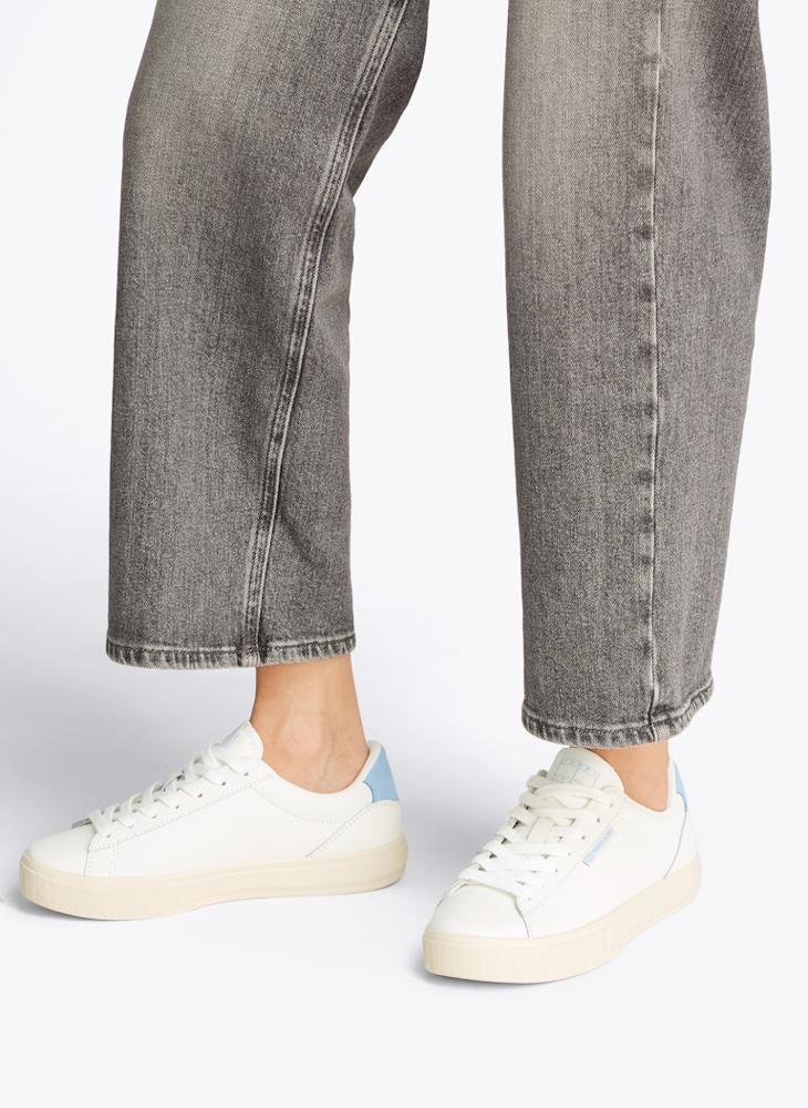 TOMMY JEANS - Cupsole Lace Up Low Top Sneakers - Image 1