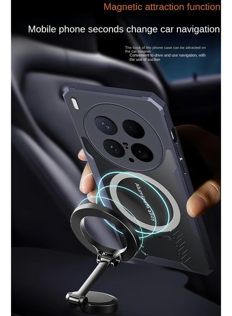 general Case Compatible with Honor X9d 5G, Hole Heat Dissipation Case Hybrid Transparent TPU Bumper Aluminum Alloy Cooling Cover - Image 2