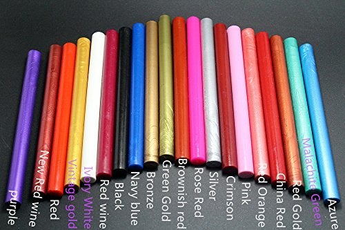 XICHEN®10PCS Vintage Sealing Glue Gun Sealing Wax Wax Sticks Wax Seal Supplies a Variety of Colors (Azure) - Image 2