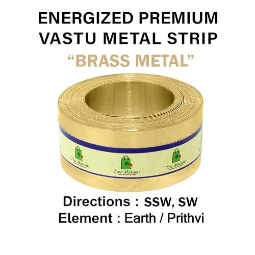 TREE MAISON CORONATING HOMES Brass Strip | Width-1 Inch | Thickness - 0.2mm | Length-12 Feet Approx | Zone Balancing |Toilet Correction | Main Entrance | Brass Strip for Vastu | Pack of 1 - Image 4