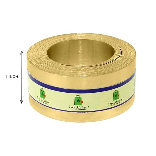 TREE MAISON CORONATING HOMES Brass Strip | Width-1 Inch | Thickness - 0.2mm | Length-12 Feet Approx | Zone Balancing |Toilet Correction | Main Entrance | Brass Strip for Vastu | Pack of 1 - Image 2