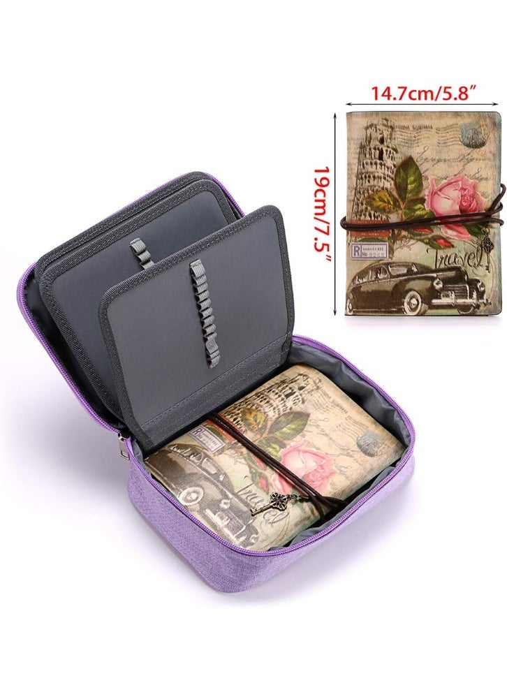 Pencil Case for 72 Sketching Supplies – Large-Capacity Oxford Cloth Stationery Organizer, Simple Design Pencil Storage Bag - Image 4