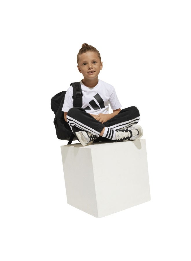 Adidas Adidas Lk Bl Tee 160 White Training T-Shirts For Kids 3-4Y  - Image 4