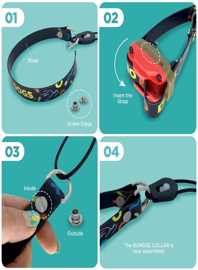 Dogtra Tom Davis Bungee Collar Comfortable Easy Fit Compatible with Tom Davis Edition 280C Dog Training E-Collar 3/4" Inch Strap Receivers - Image 5