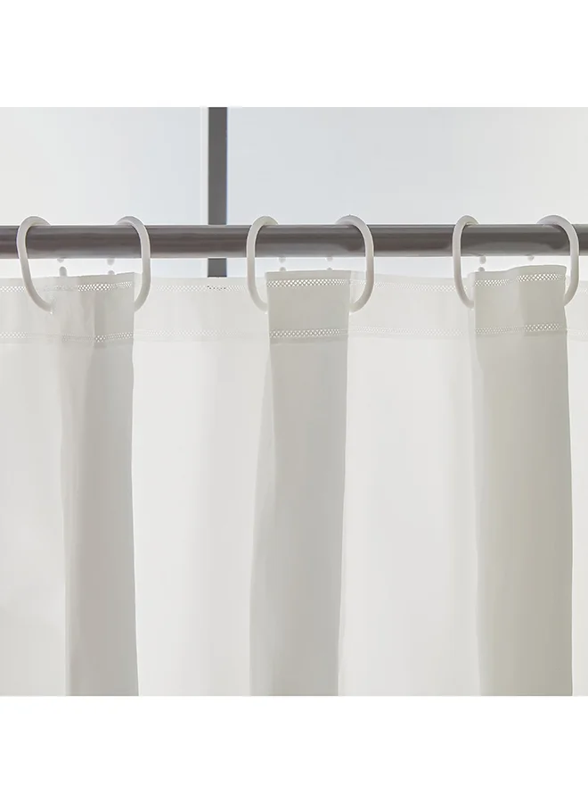 Home Box Fiesta 3D Shower Curtain with 12 C Hooks 200 x 180 cm