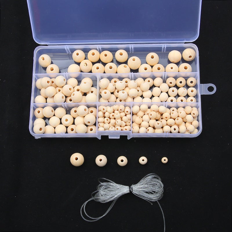 6-14mm lotus natural color wooden beads wooden ball wooden beads loose beads jewelry accessories material boxed wooden beads wholesale true color