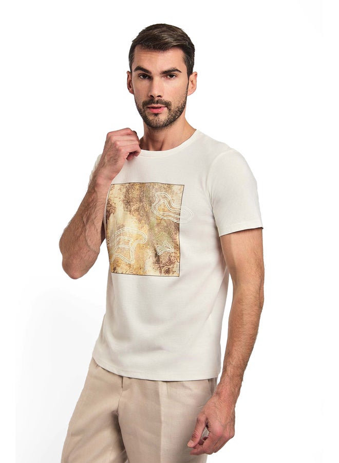 DALYDRESS Casual Regular Fit Cotton T-Shirt - Image 1