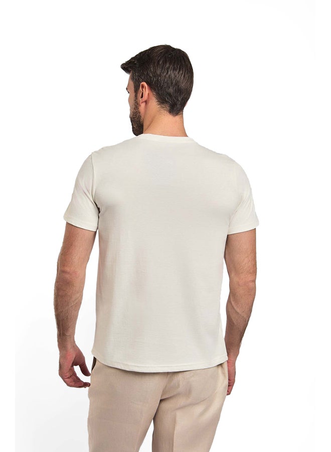 DALYDRESS Casual Regular Fit Cotton T-Shirt - Image 3