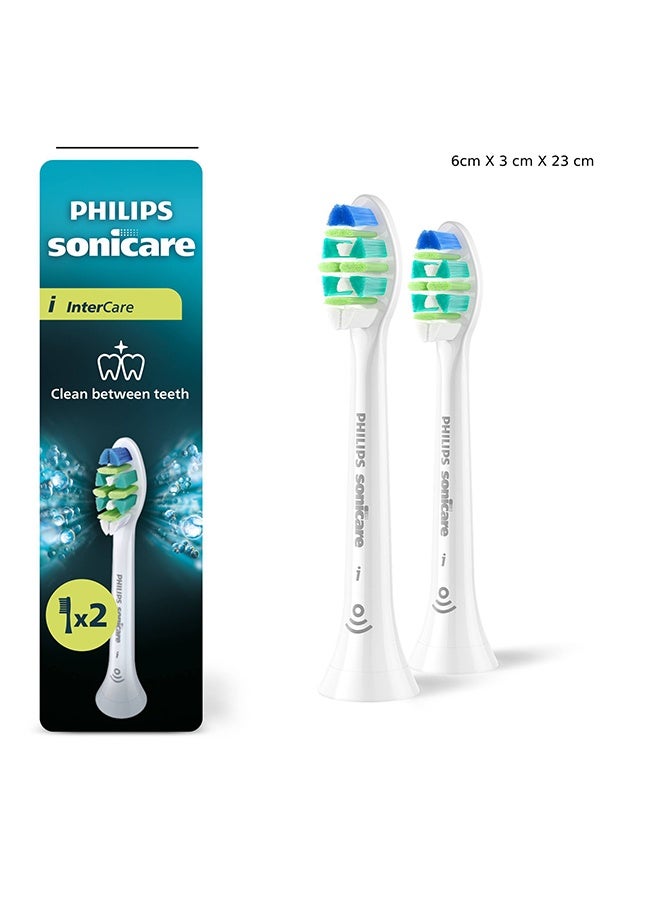 Philips Sonicare Intercare Brush Head White 2PK HX9002/14 - Image 1