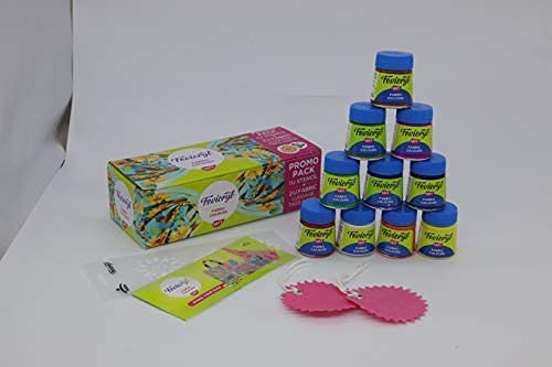 Pidilite Fevicryl Sunflower Kit, Set Of 2 - Acrylic Colour And Fabric Color (10X15Ml) Each, Multicolor - Image 4