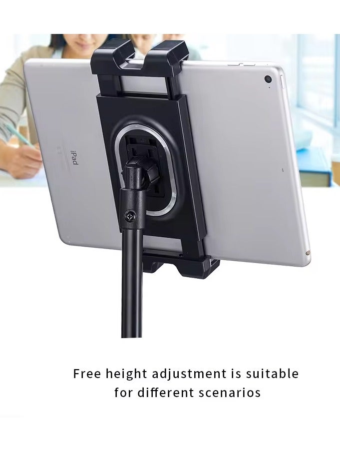 iPad Tripod Stand Adjustable iPad Floor Stand with 360° Rotation iPad Holder Mount Tablet Tripod Stand - Image 5