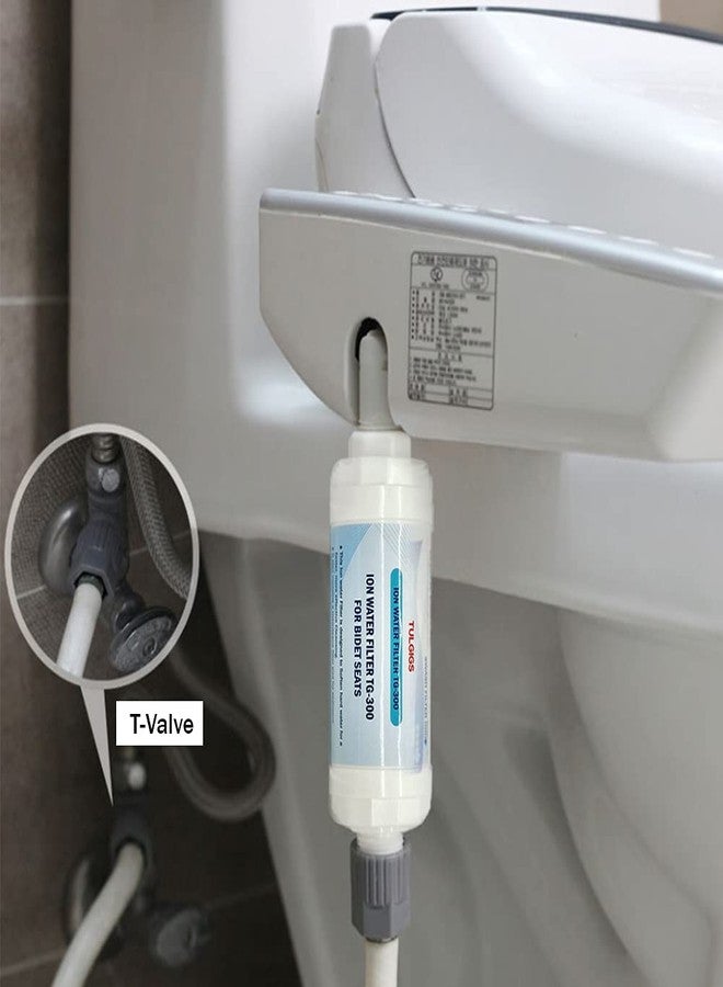 TULGIGS ION Filter TG300 - Premium Bidet Water Filter Set for Electronic Bidet Toilet Seats (4Pieces) - Image 5