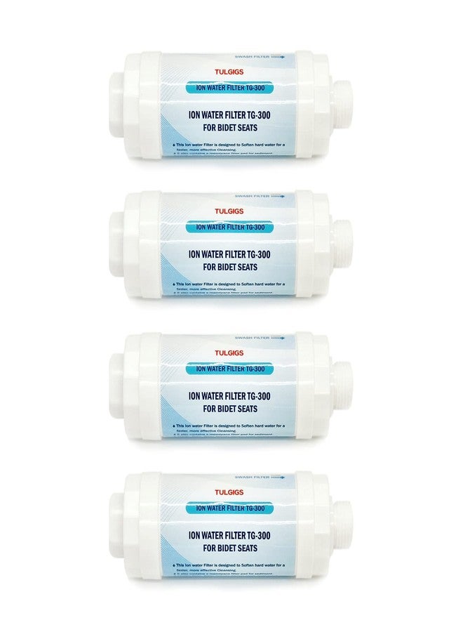 TULGIGS ION Filter TG300 - Premium Bidet Water Filter Set for Electronic Bidet Toilet Seats (4Pieces) - Image 1