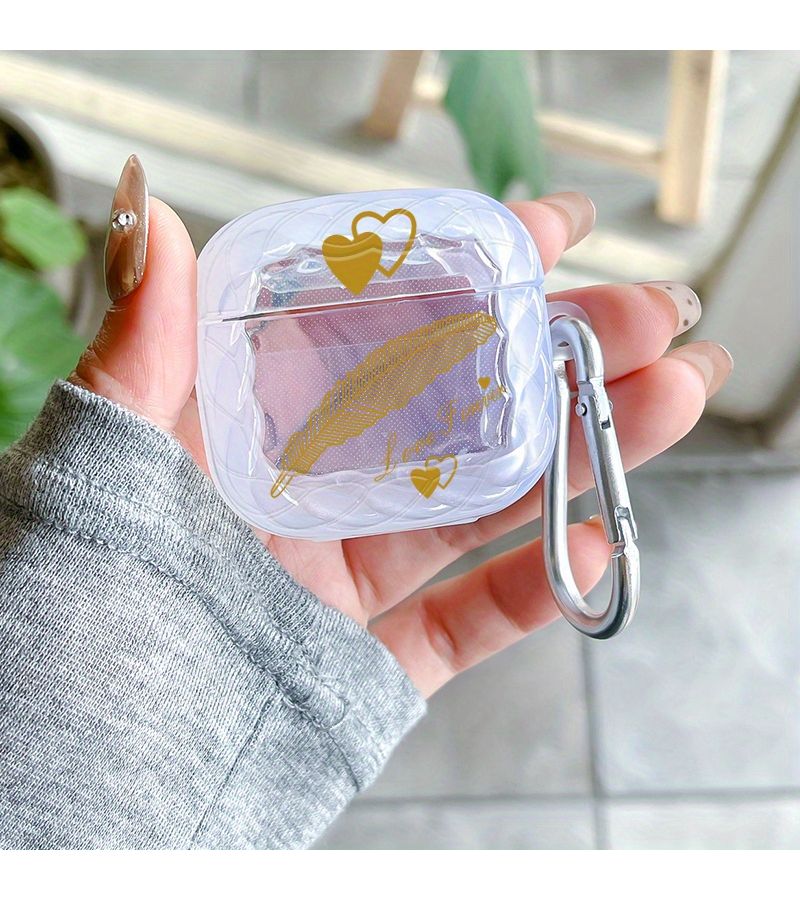 Transparent Wave Texture Shockproof Case For AirPods 3 - Image 5
